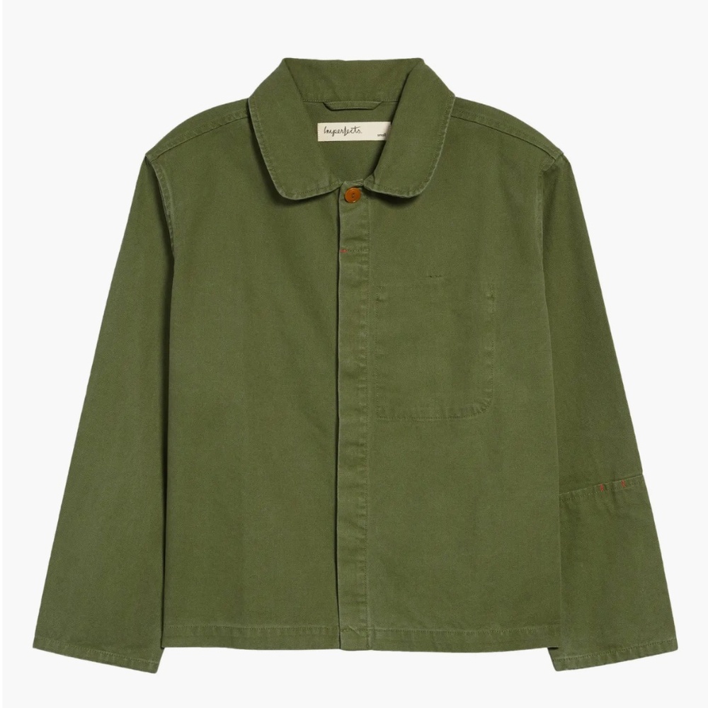 Imperfects Organic Cotton Chef's Shirt - XL - Green